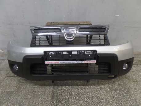 DACIA DUSTER 09-13 ZDERZAK PRZOD GRILL ATRAPA HALOGENY TEK23