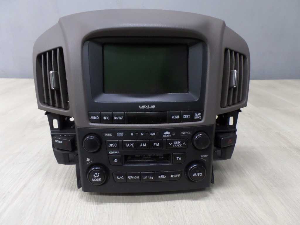 LEXUS RX 300 00-03 RADIO LCD NAWIGACJA EKRAN PANEL NAWIEWU 86120-48100 84010-48050