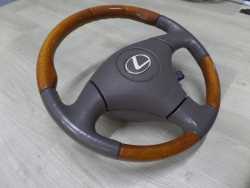 LEXUS RX RX300 00-03 KIEROWNICA SKORA DREWNO PODUSZKA AIRBAG