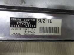 LEXUS LS430 4,3 3UZ-FE KOMPUTER STEROWNIK SILNIKA 89661-50670