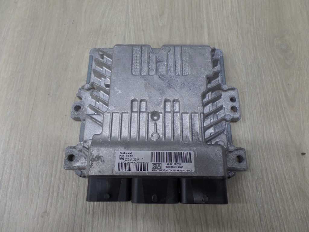 PEUGEOT CITROEN 1.6 HDI KOMPUTER STEROWNIK 9667155780 9666571380 S180075002F SID807