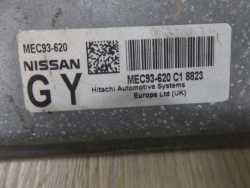 NISSAN QASHQAI J10 1.6 B KOMPUTER STEROWNIK SILNIKA MEC93-620 MEC93-620C18823