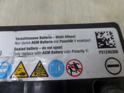 VOLVO S60 II V60 XC 10- AKUMULATOR DODATKOWY START STOP 31296300