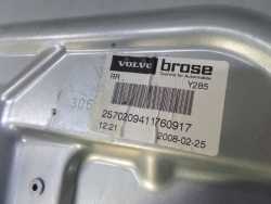 VOLVO S80 II V70 III 06-13 MECHANIZM PODNOSNIK SZYBY TYL PRAWY