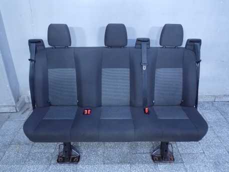 FORD TRANSIT CUSTOM 13-17 FOTEL SIEDZENIE LAWKA TYL ISOFIX BRYGADOWKA