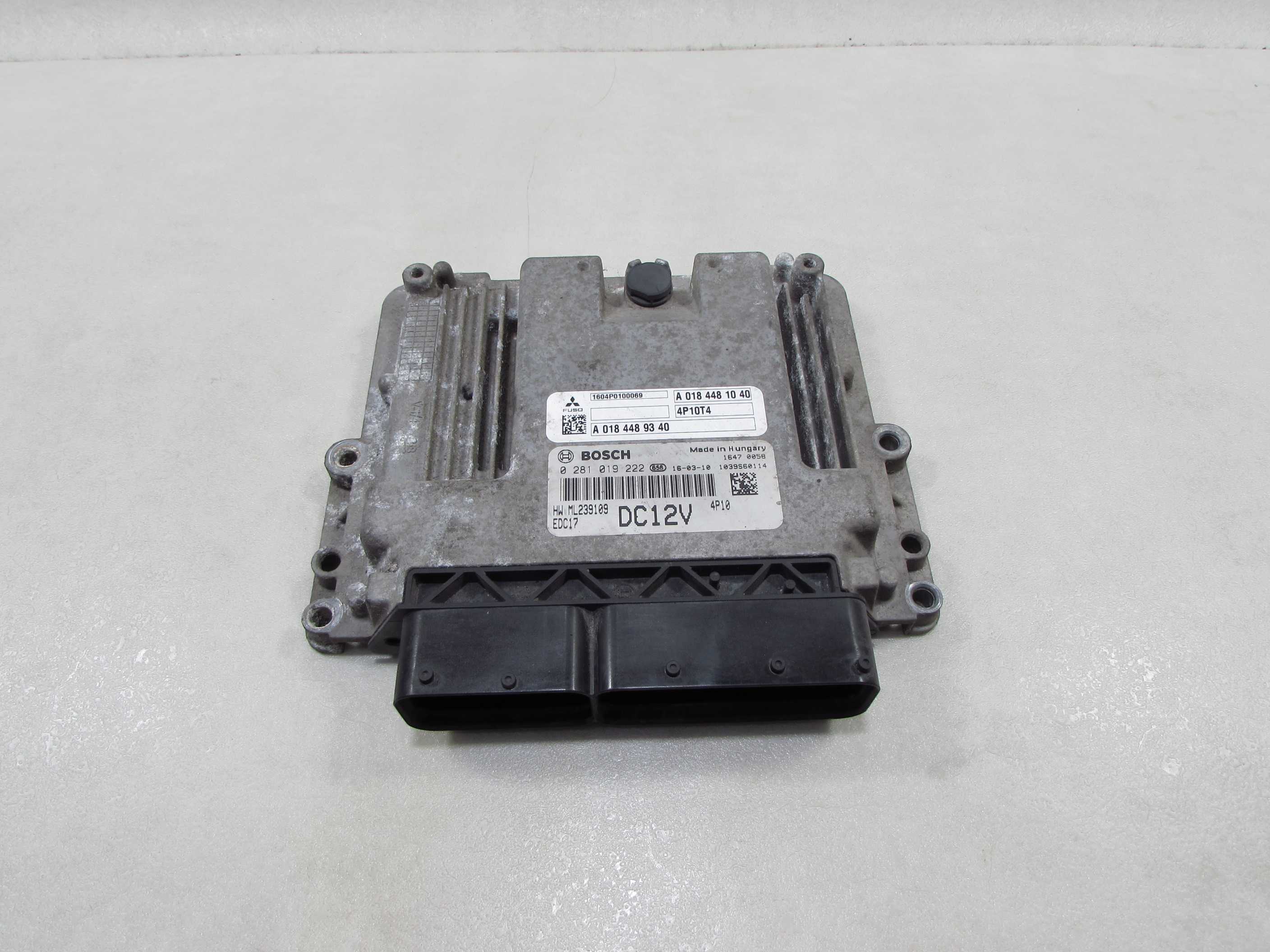 MITSUBISHI CANTER FUSO 7C15 E6 13- KOMPUTER STEROWNIK SILNIKA 0281019222 A0184481040 A0184489340