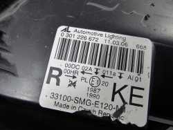 HONDA CIVIC VIII UFO LAMPA REFLEKTOR PRZOD PRAWY XENON 33100-SMG-E122  0301226672 UK 06-11
