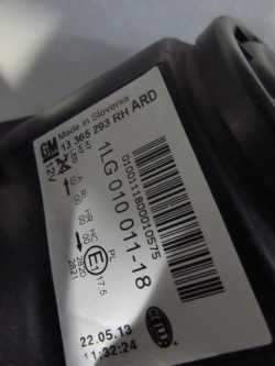 OPEL ASTRA J LIFT FL 12-15 LAMPA PRZOD PRAWA H7 LED 13365293 UK