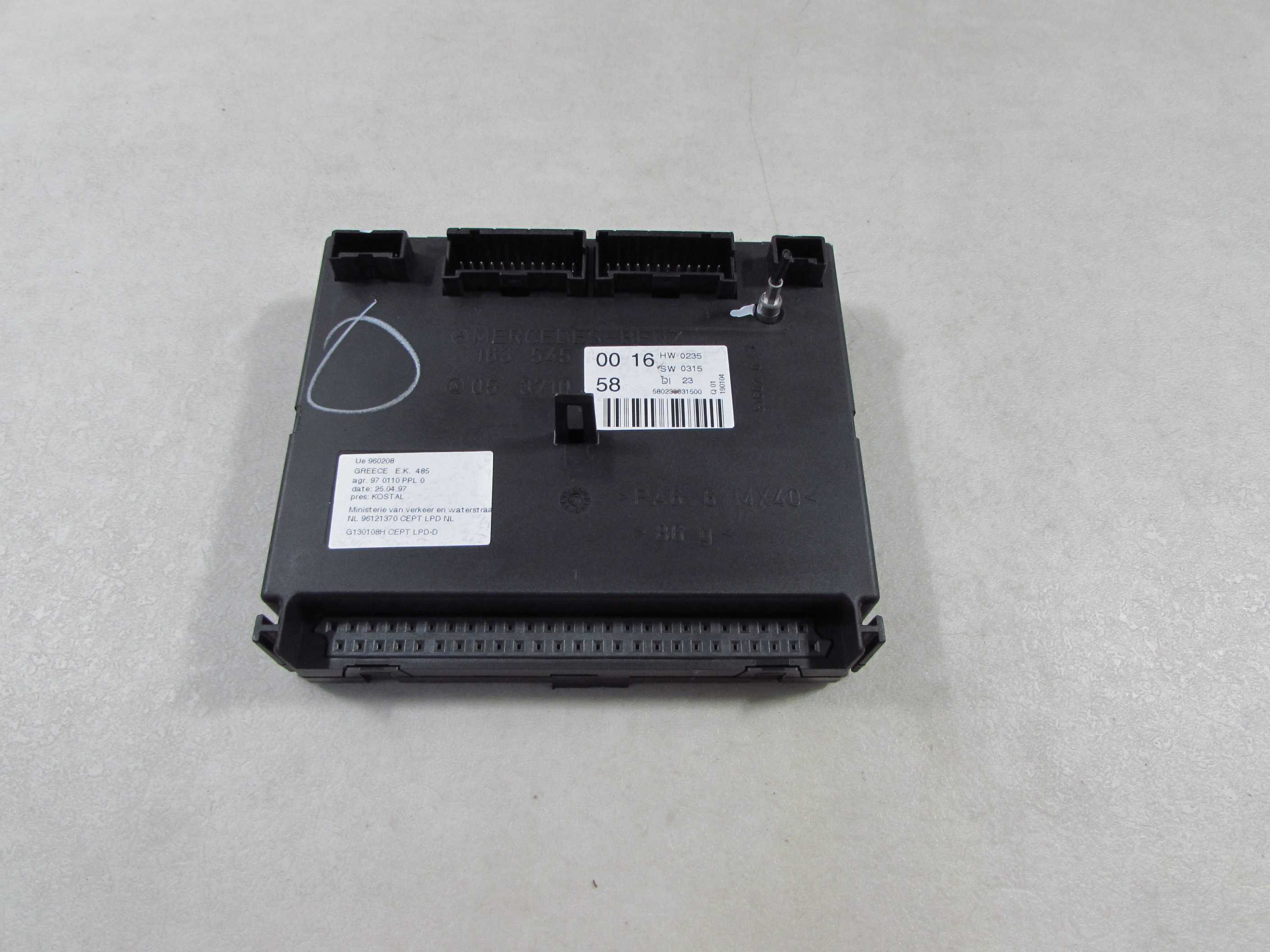 MERCEDES ML W163 LIFT MODUL KOMFORTU SAM 1635450016