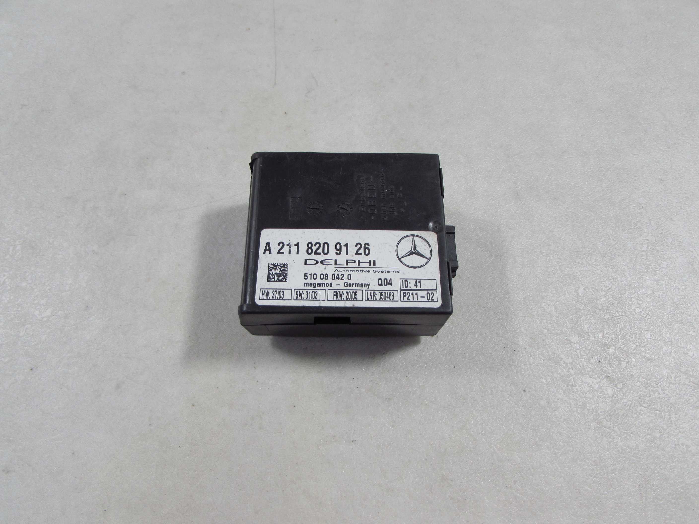 MERCEDES W203 W163 W220 MODUL STEROWNIK ALARMU A2118209126