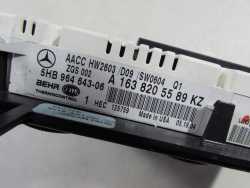 MERCEDES ML W163 LIFT PANEL NAWIEWU KLIMATYZACJI A1638205589 RAMKA
