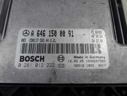 MERCEDES C W203 2.2 CDI KOMPUTER STEROWNIK ECU SILNIKA 0281012222 A6461500091