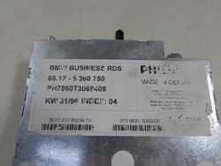 BMW 5 E39 RADIO BUSINESS RDS  65.12-8 360 750 95-00