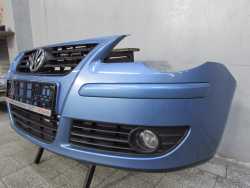VW POLO IV LIFT 9N3 05-09 ZDERZAK PRZOD LA5R HALOGENY