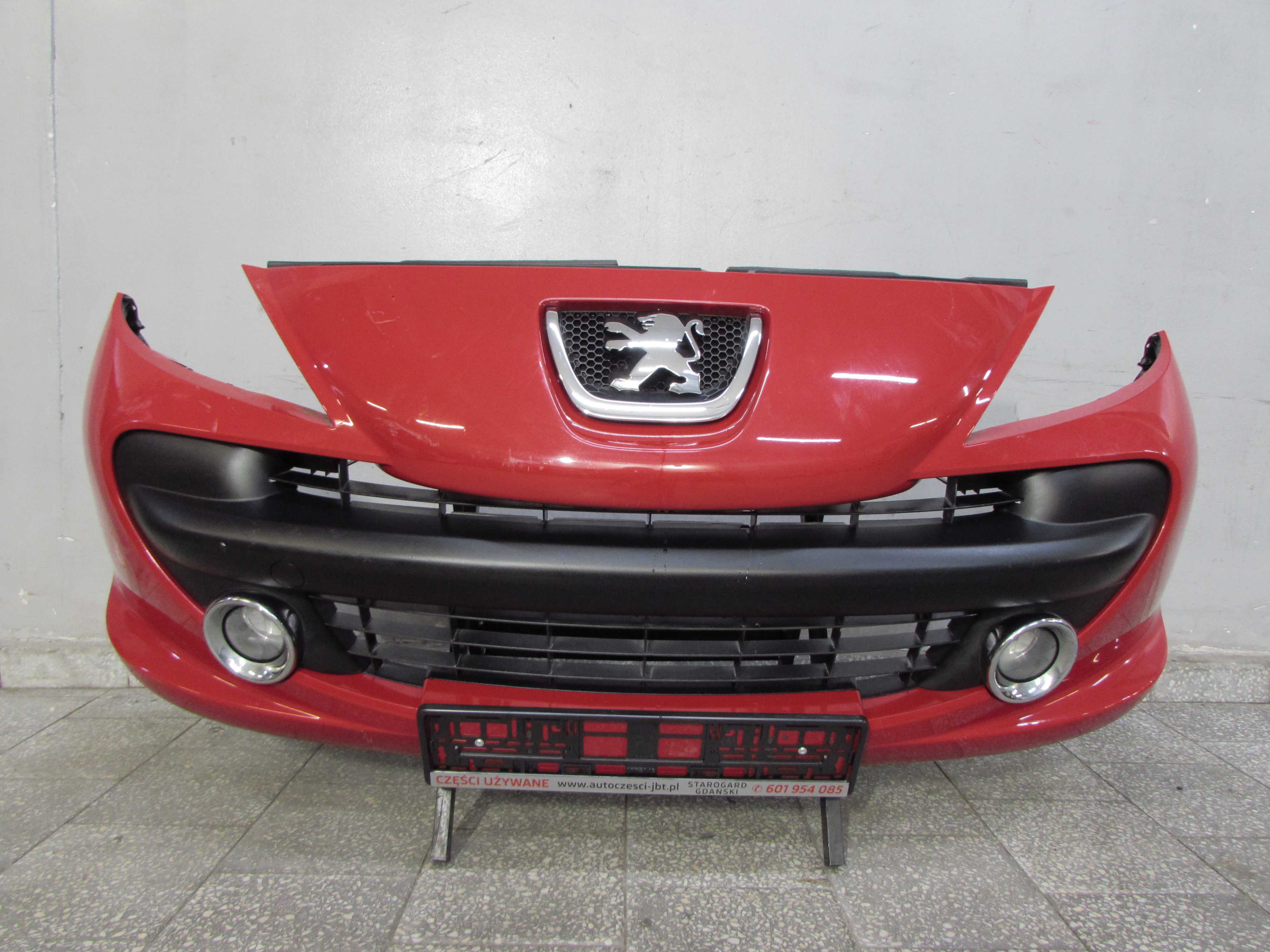 PEUGEOT 207 ZDERZAK PRZOD HALOGENY KKN 06-09