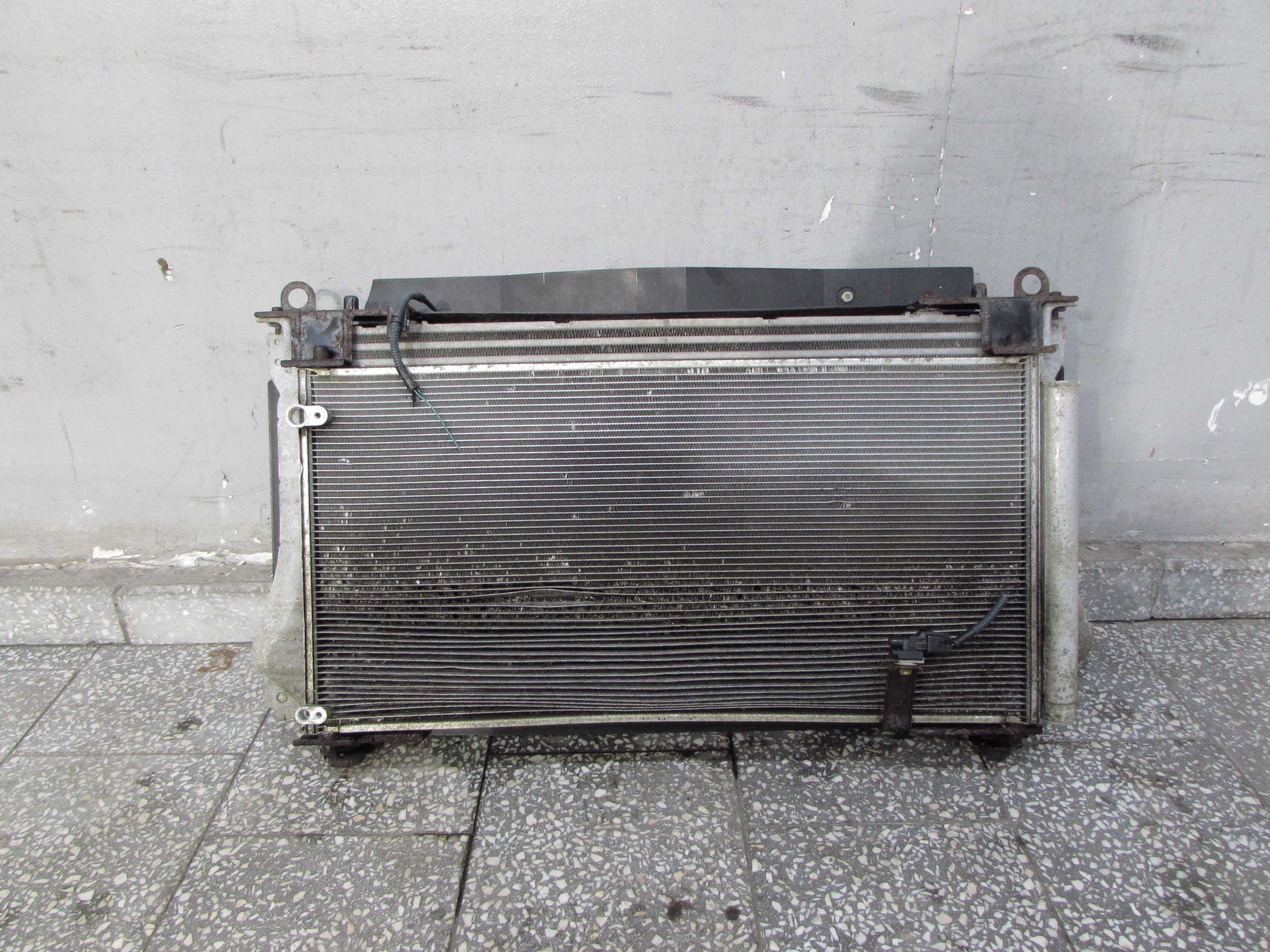 TOYOTA AURIS I D4D 06-12 KOMPLET CHLODNIC KLIMA INTERCOOLER WENTYLATOR 16040-0R050