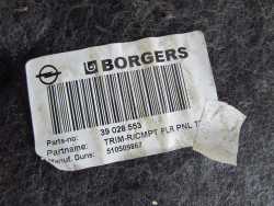 OPEL ASTRA K V HB 15-19 WYKLADZINA PODLOGA WKLAD BAGAZNIKA TYL 39028553