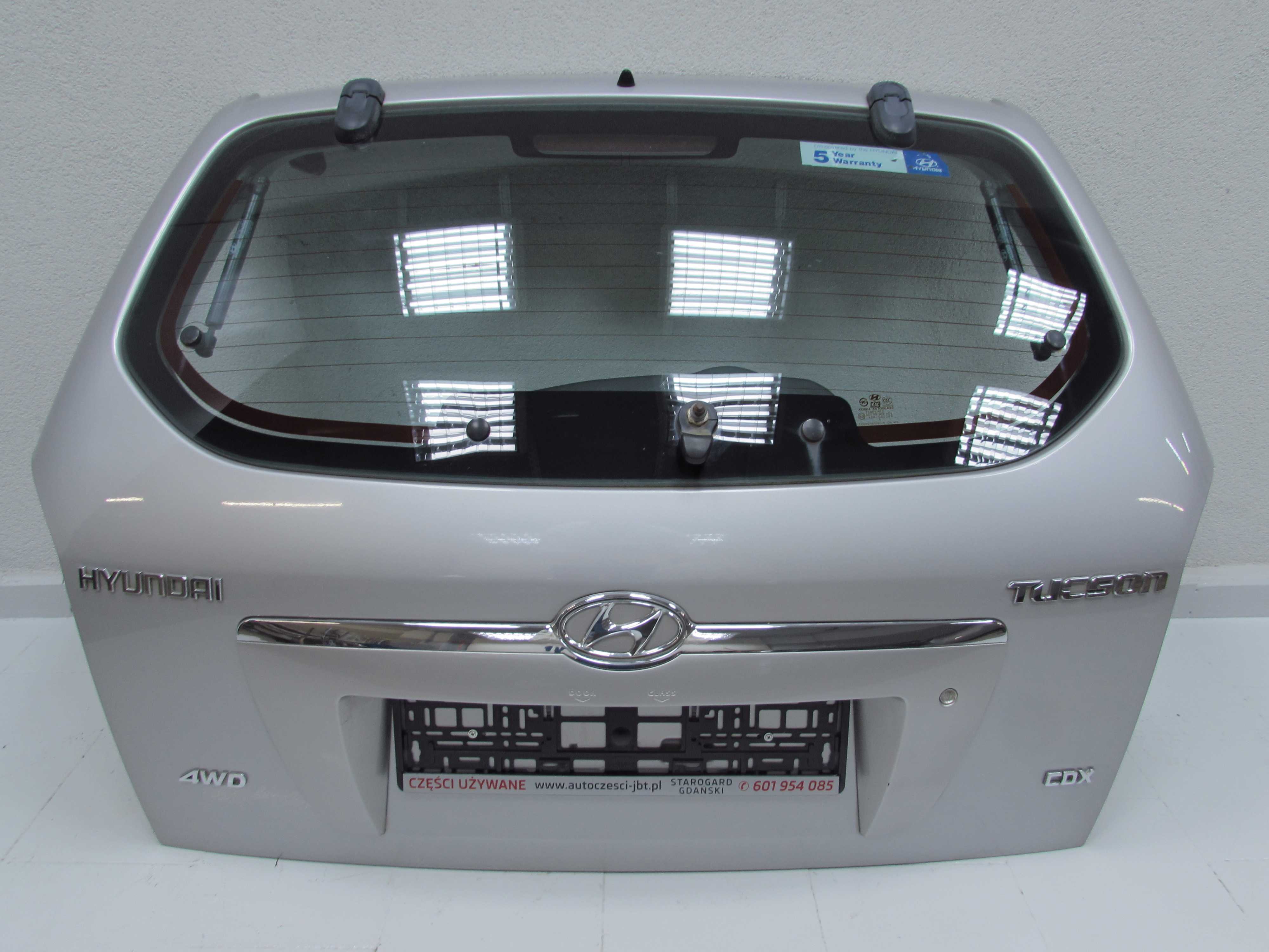 HYUNDAI TUCSON 04-09 KLAPA BAGAZNIKA TYL SZYBA YK