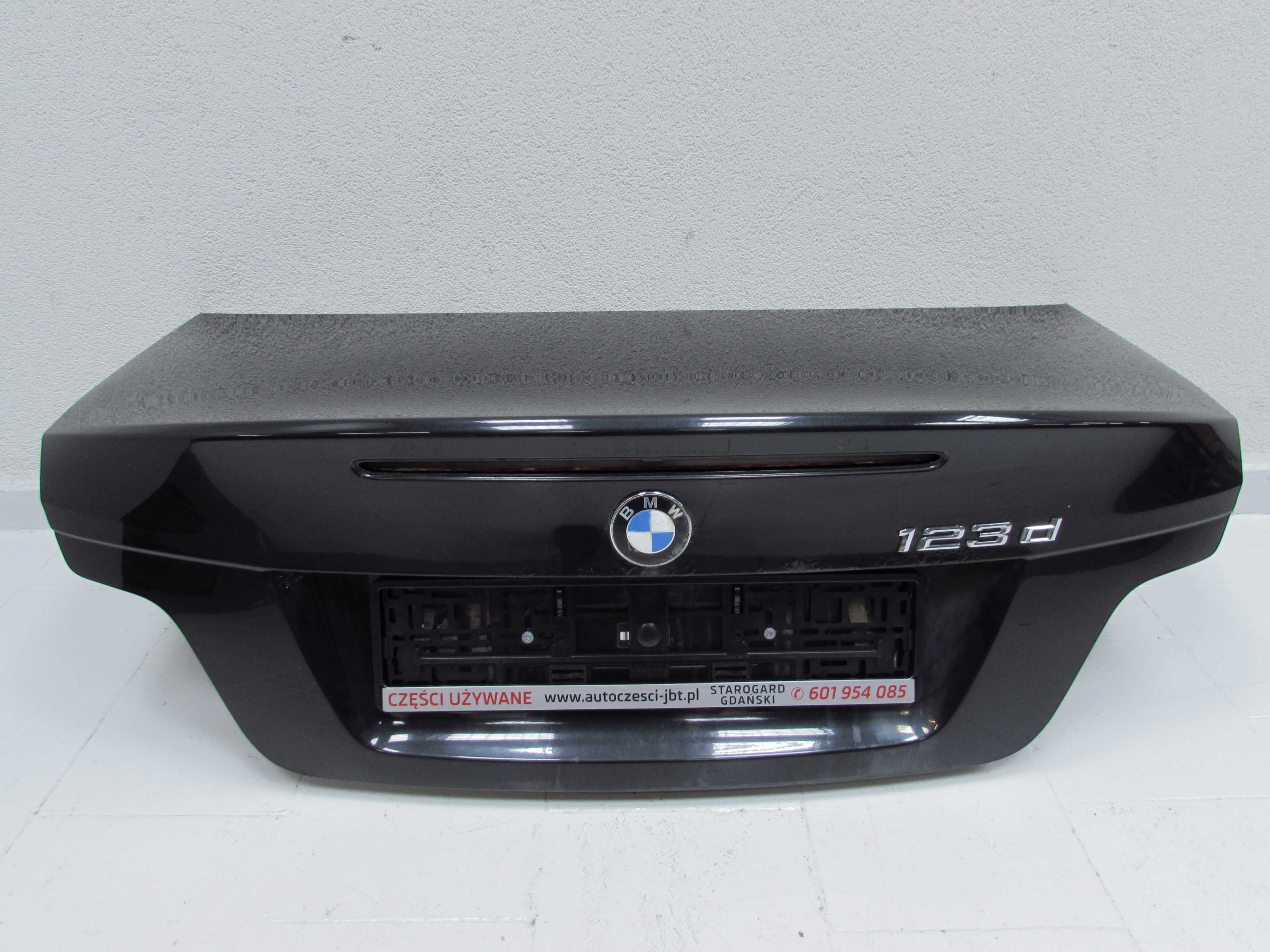 BMW 1 E82 M1 KLAPA BAGAZNIKA TYL BLACK SAPPHIRE METALIK 04-12