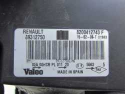 RENAULT MEGANE II LIFT LAMPA REFLEKTOR LEWY PRZOD 06-09 UK 8200412743