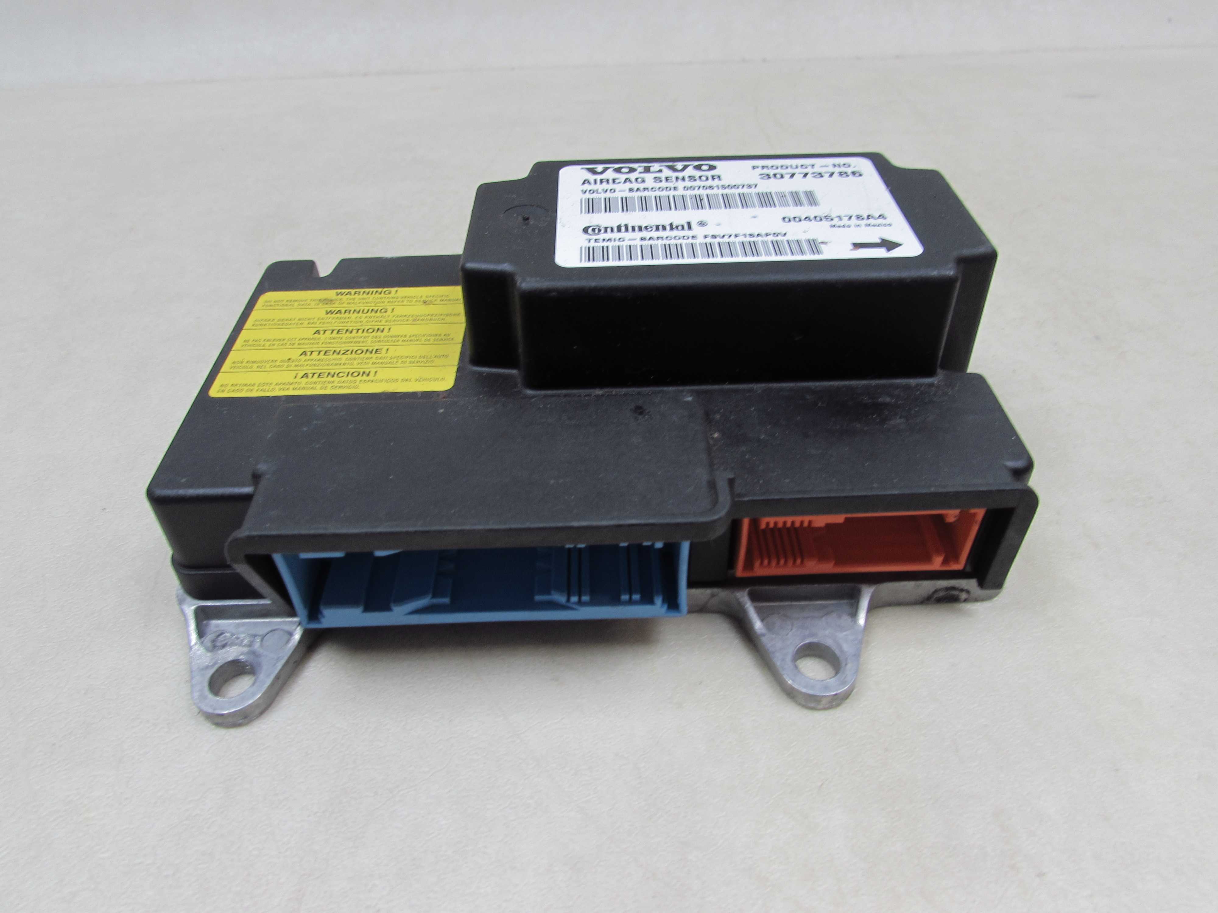 VOLVO C30 S40 V50 C70 06-13 MODUL SENSOR AIRBAG 30773786