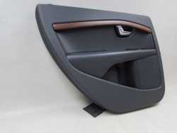 VOLVO S80 II V70 XC70 06-16 TAPICERKA BOCZEK DRZWI SKORA DREWNO TYL LEWY 39878942 8686854