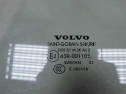 VOLVO V70 III XC70 06-16 SZYBA BOCZNA DRZWI TYL LEWA