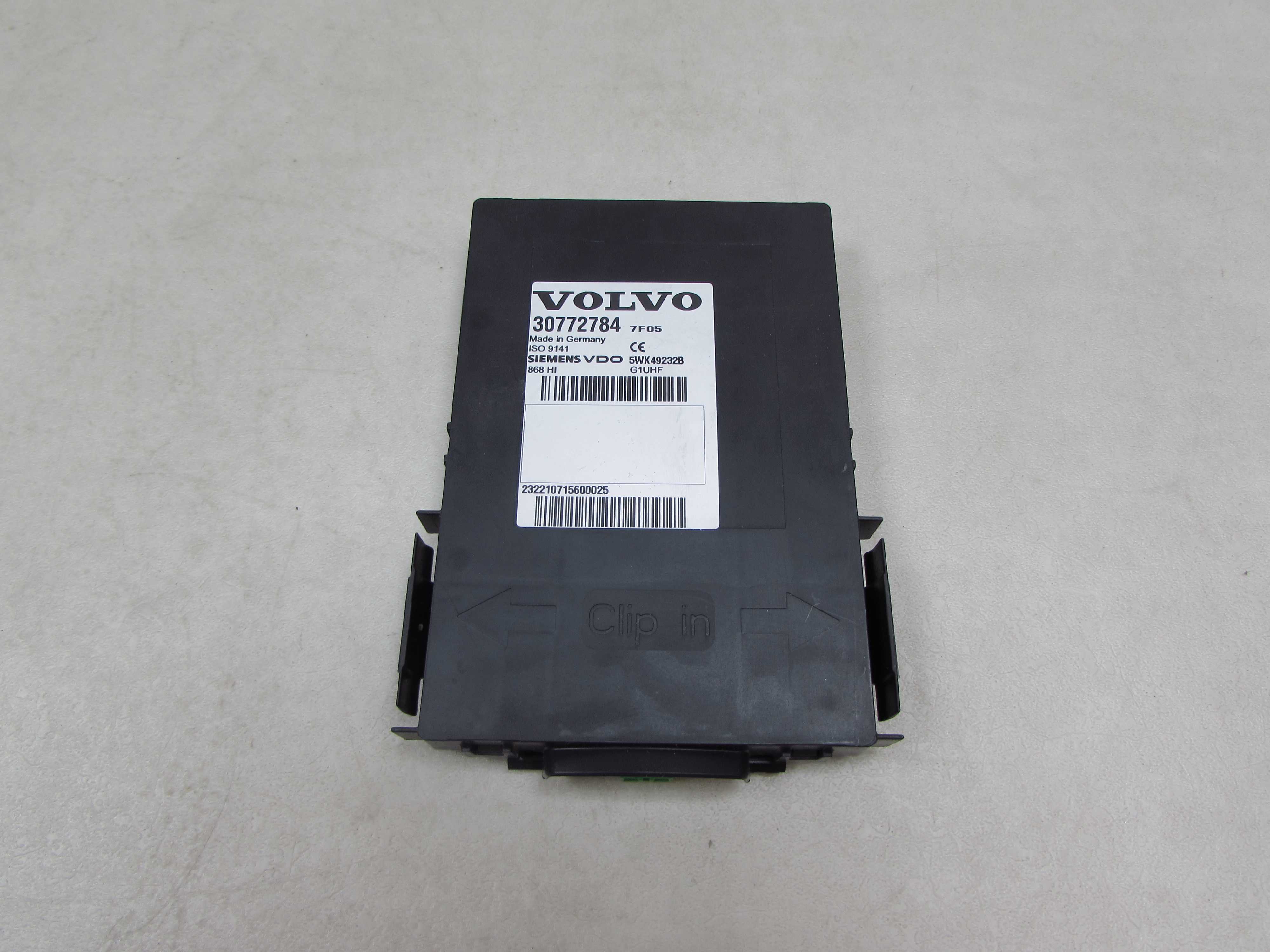 VOLVO S60 II V60 XC60 V70 III XC70 III 07-17 MODUL STEROWNIK ZAMKA CENTRALNEGO KEYLESS 30772784