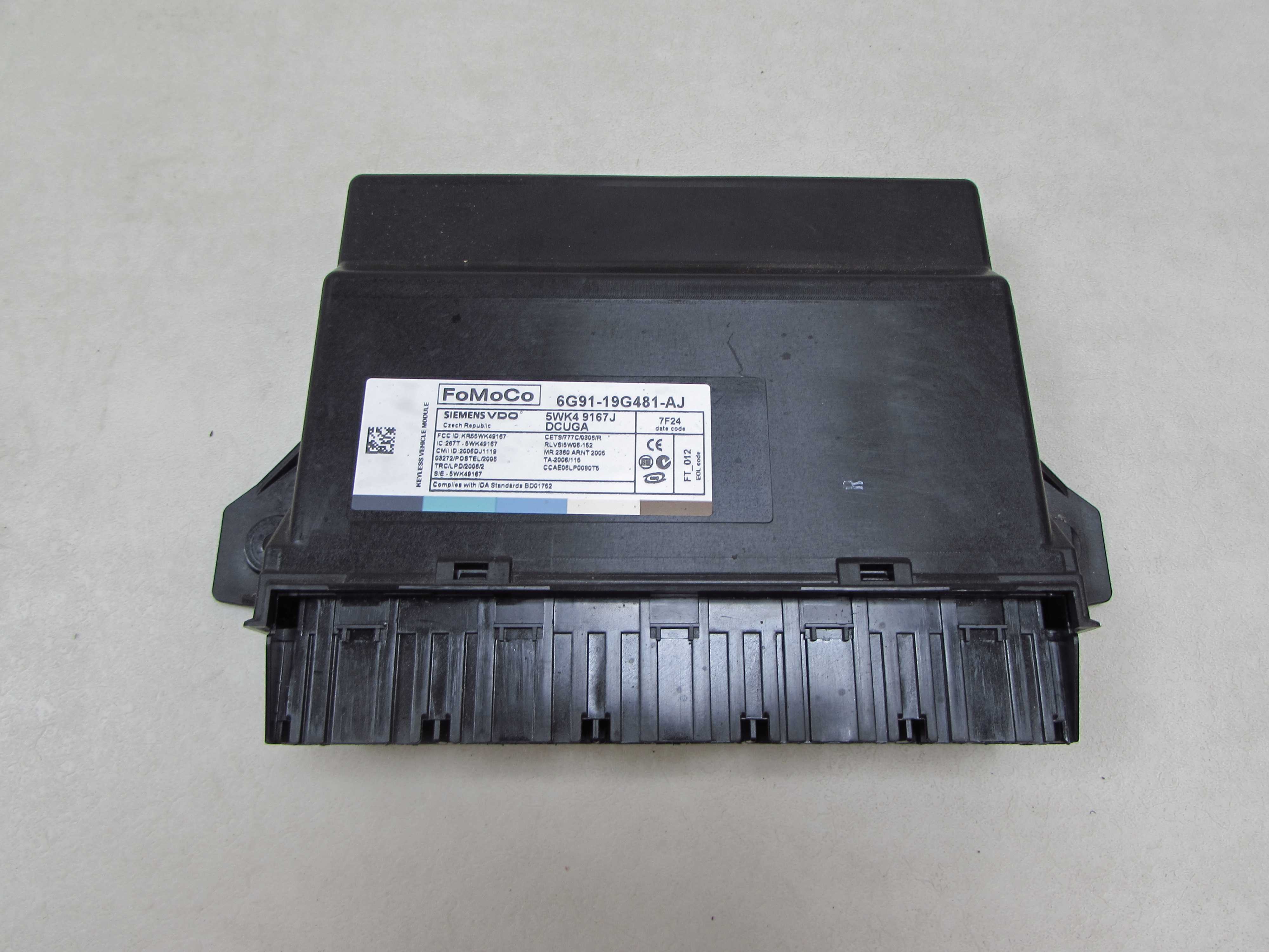 VOLVO V70 III XC70 07-16 KOMPUTER STEROWNIK MODUL KOMFORTU 6G91-19G481-AJ