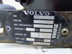 VOLVO XC60 08-17 HAK HOLOWNICZY PRZYCZEPY WYPINANY WIAZKA THULE 30796182 2000kg