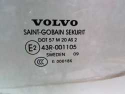 VOLVO XC60 08-17 SZYBA BOCZNA DRZWI PRAWY TYL 09