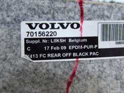 VOLVO XC60 08-17 WYKLADZINA PODLOGA DYWAN TYL BLACK 70156220