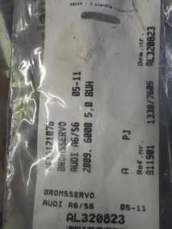 AUDI A6 C6 S6 5.2 04-11 SERWO SERVO HAMULCOWE 4F1612105G EUROPA