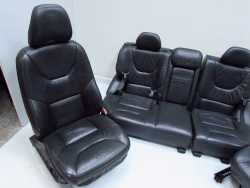 VOLVO V70 XC70 FOTELE KANAPA GRZANE SKORA CZARNA KPL 99-07