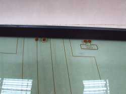VOLVO V70 XC II LIFT 99-07 SZYBA TYL LEWA KAROSERYJNA ANTENA 452-26 07R