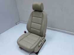 AUDI A6 C6 AVANT 04-11 FOTEL SIEDZENIE PRZOD LEWY SKORA JASNA