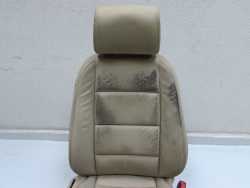 AUDI A6 C6 AVANT 04-11 FOTEL SIEDZENIE PRZOD PRAWY SKORA JASNA