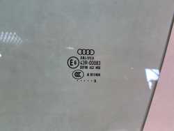 AUDI A6 C6  04-11 SZYBA DRZWI BOCZNA LEWA PRZOD 09 R