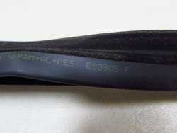 VOLVO C70 II LIFT 06-13 USZCZELKA LISTWA ZGARNIAJACA SZYBY TYL LEWA 31256639