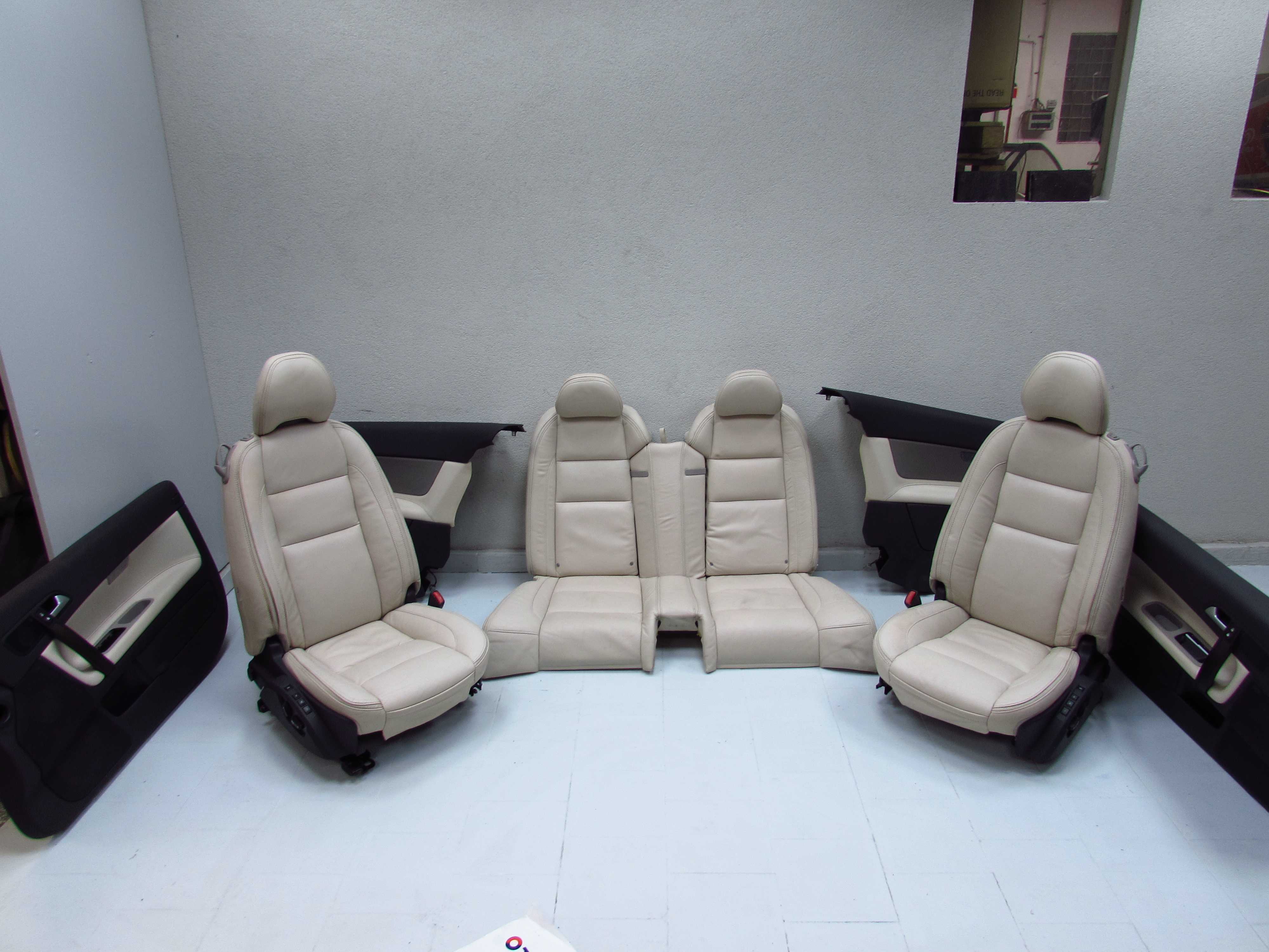 VOLVO C70 II CABRIO LIFT 06-13 FOTEL FOTELE SIEDZENIA SKORA KPL