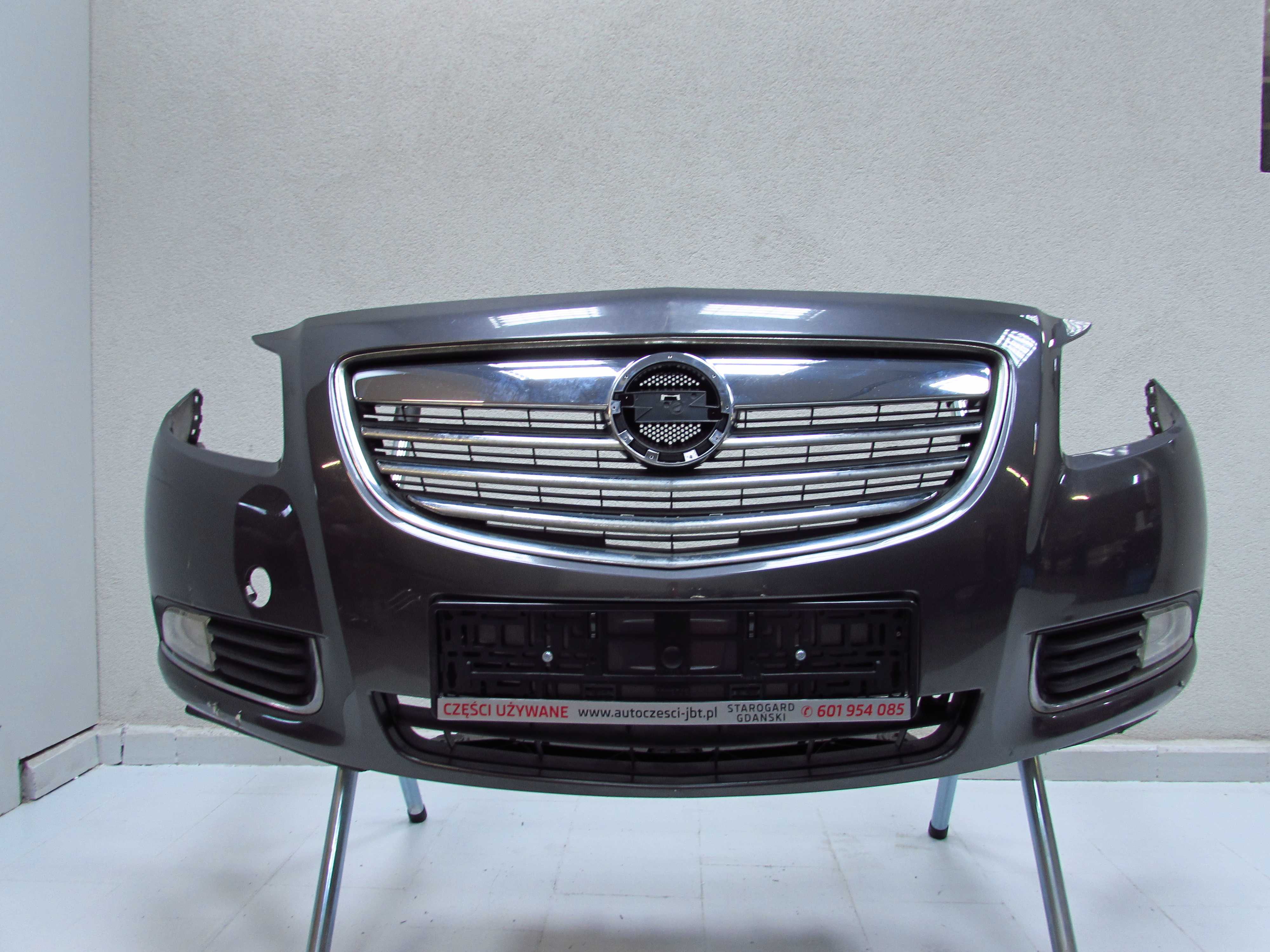 OPEL INSIGNIA 08-13 ZDERZAK PRZOD ATRAPA GRILL HALOGENY Z177