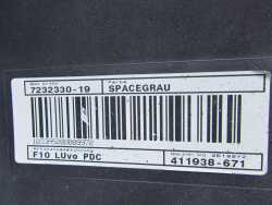 BMW 5 F10 F11 ZDERZAK PRZOD PDC SPRYSKI GRIL ATRAPA HALOGENY SPACEGRAU 09-14