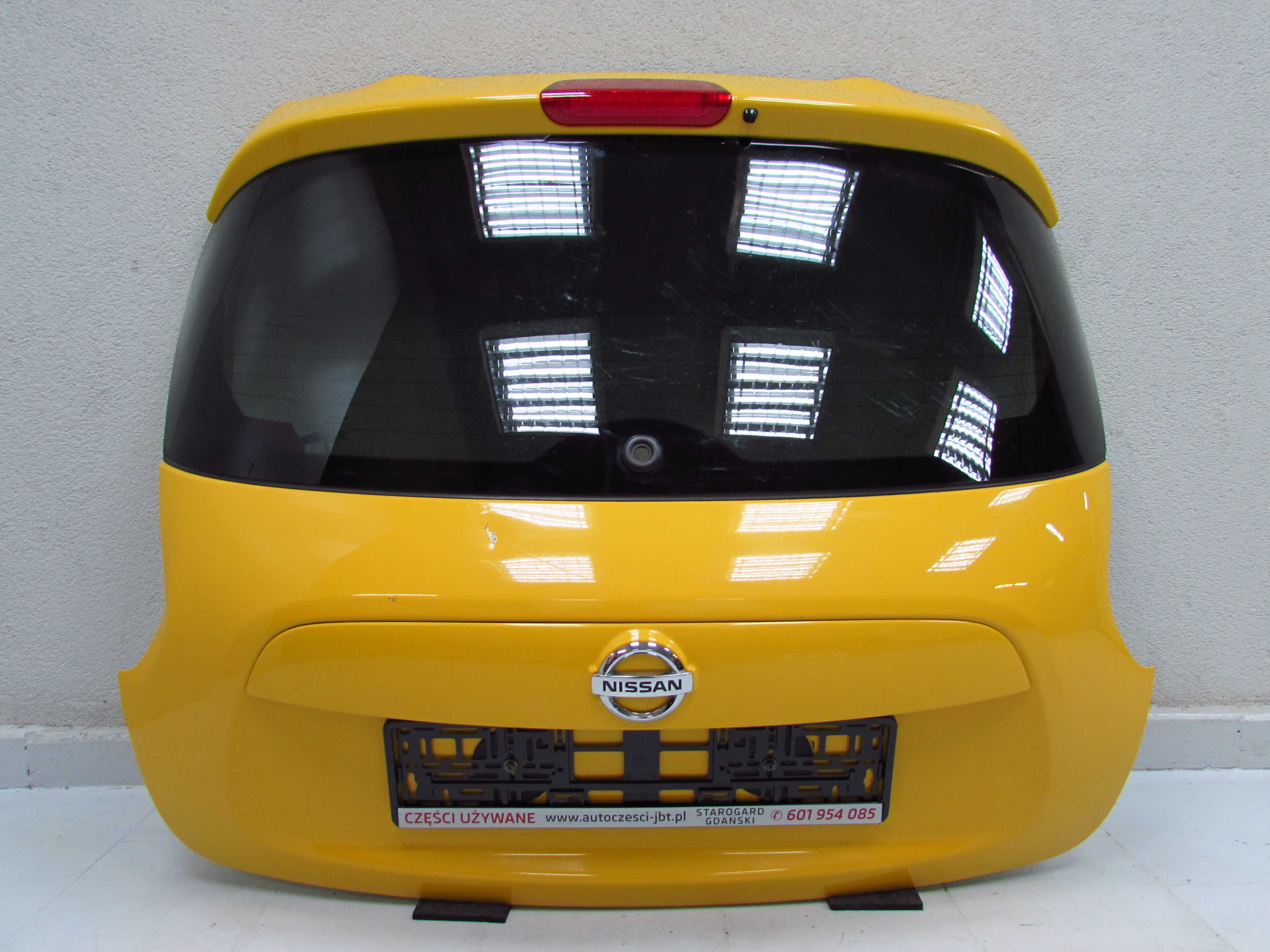 NISSAN JUKE I F15 10-14 KLAPA BAGAZNIKA TYL SZYBA
