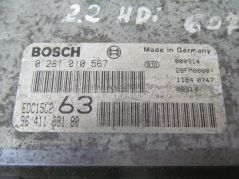 PEUGEOT 607 04-10 HDI STEROWNIK SILNIKA 0281010567
