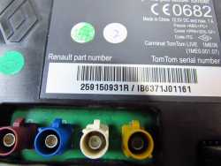 RENAULT SCENIC III EKRAN WYSWIETLACZ NAVI NAWIGACJI 259150931R