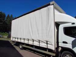 ISUZU DAF MAN IVECO MITSUBISHI ZABUDOWA PAKA SKRZYNIA FIRANKA PLANDEKA 6.1 X 2.77 X 2.44 DO WOZENIA OKIEN
