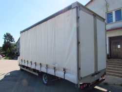 ISUZU DAF MAN IVECO MITSUBISHI ZABUDOWA PAKA SKRZYNIA FIRANKA PLANDEKA 6.1 X 2.77 X 2.44 DO WOZENIA OKIEN