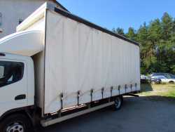 ISUZU DAF MAN IVECO MITSUBISHI ZABUDOWA PAKA SKRZYNIA FIRANKA PLANDEKA 6.1 X 2.77 X 2.44 DO WOZENIA OKIEN
