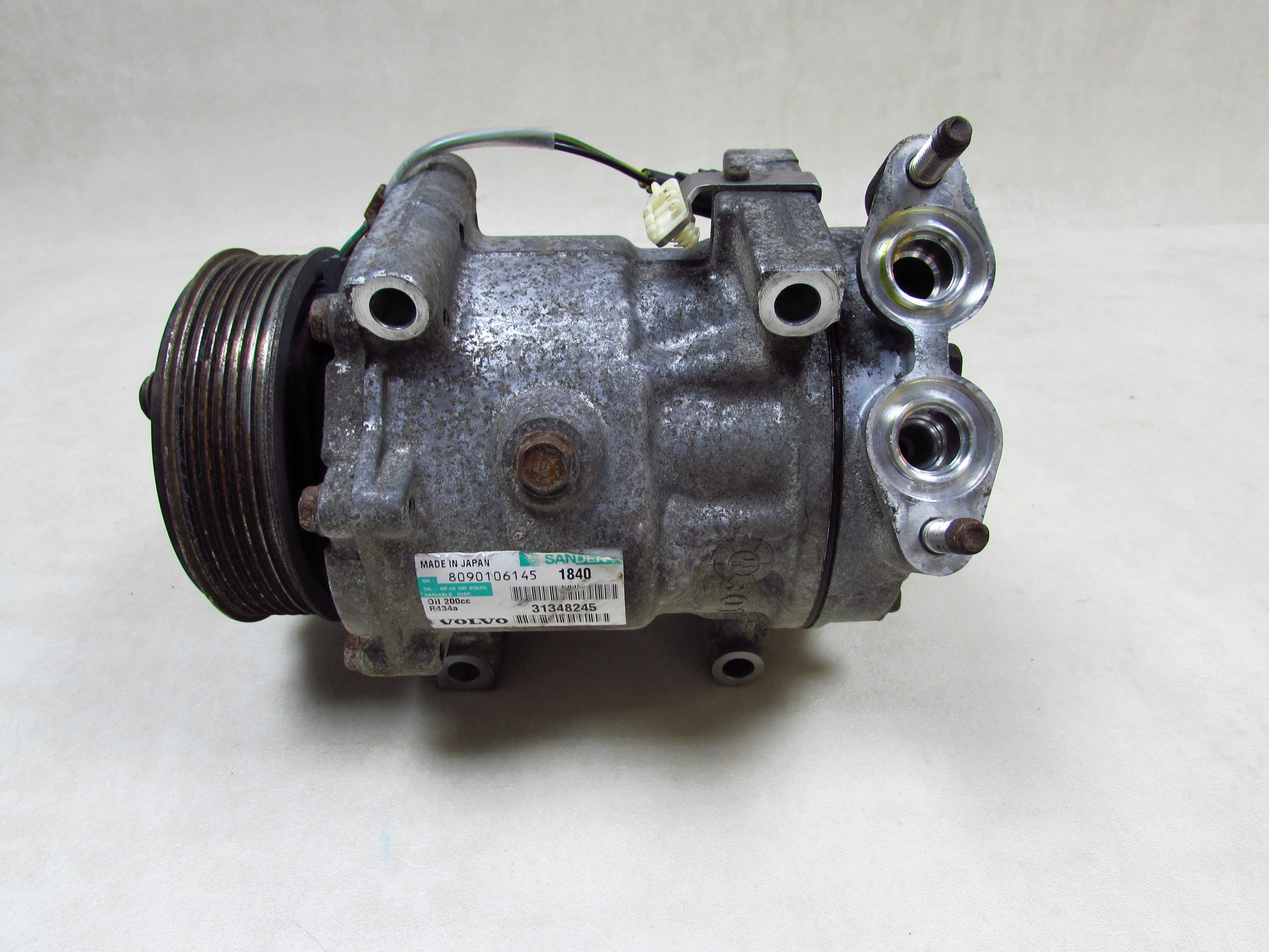 VOLVO V40 V50 S60 II V60 S80 V70 1.6 D2 10- SPREZARKA KOMPRESOR KLIMATYZACJI 31348245