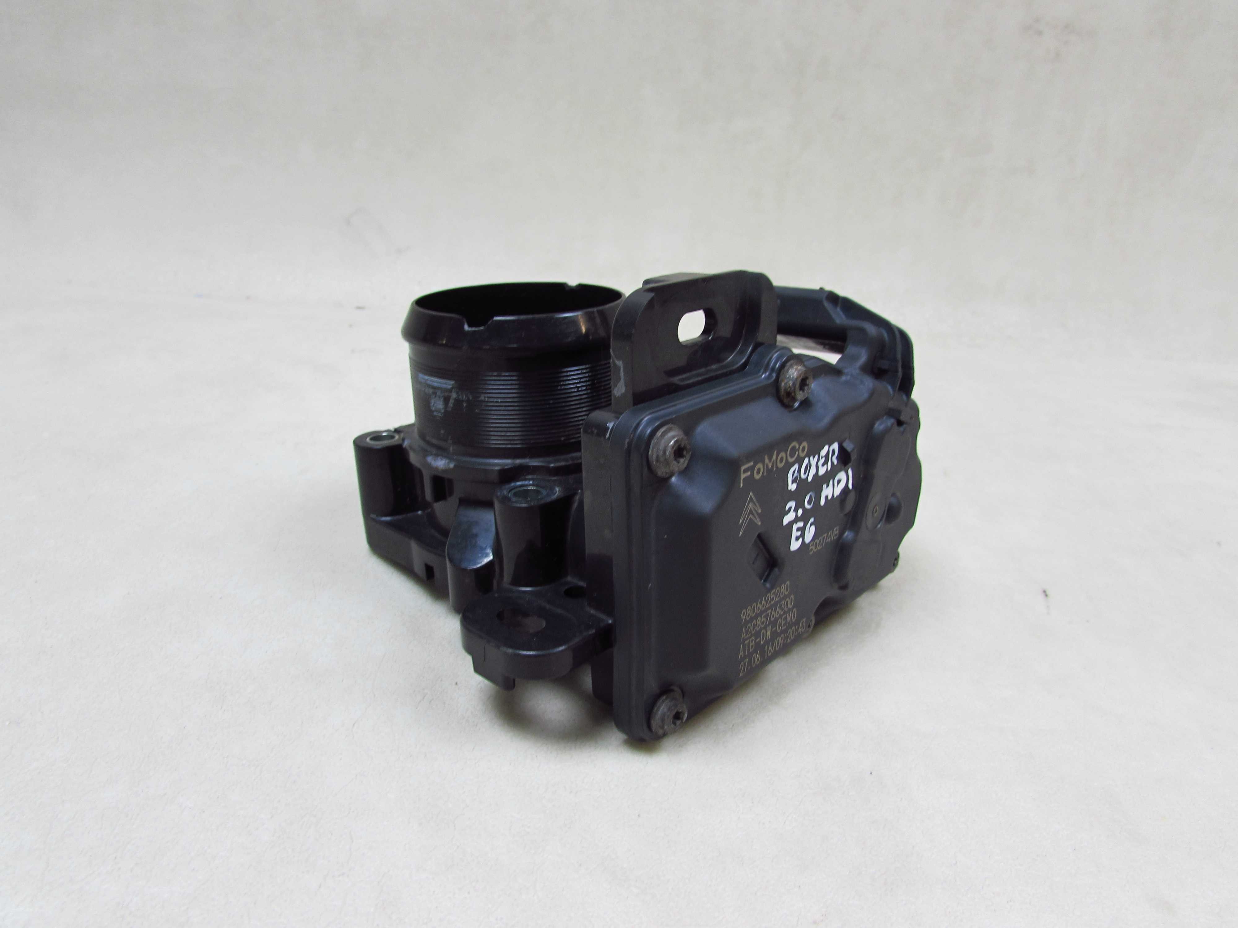 PEUGEOT BOXER JUMPER E6 14-24 2.0 BLUEHDI PRZEPUSTNICA POWIETRZA 9806625280 A2C85766300